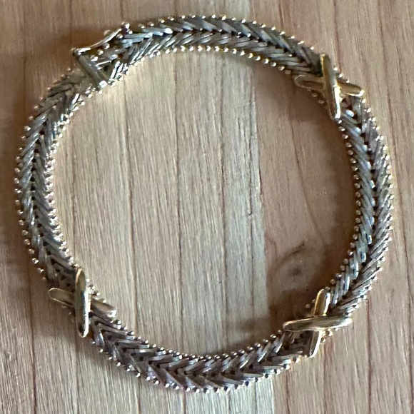 Sundance Jewelry - VTG Sterling Silver Gold Bracelet